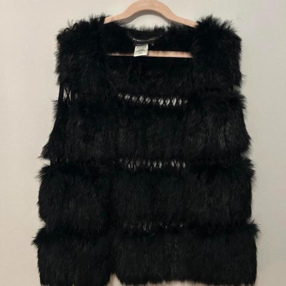Bcbgmaxazria Women's Black Gilet